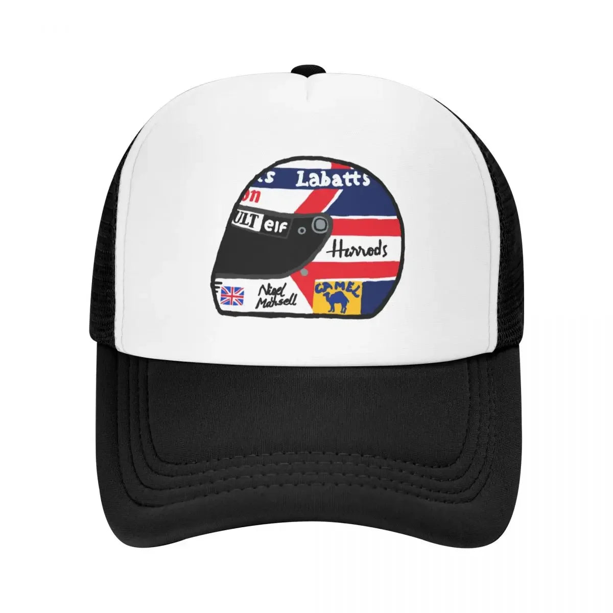 Nigel Mansell Helmet Baseball Cap